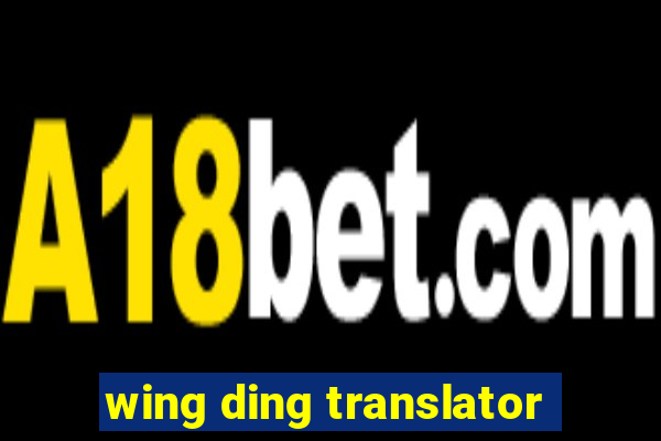 wing ding translator